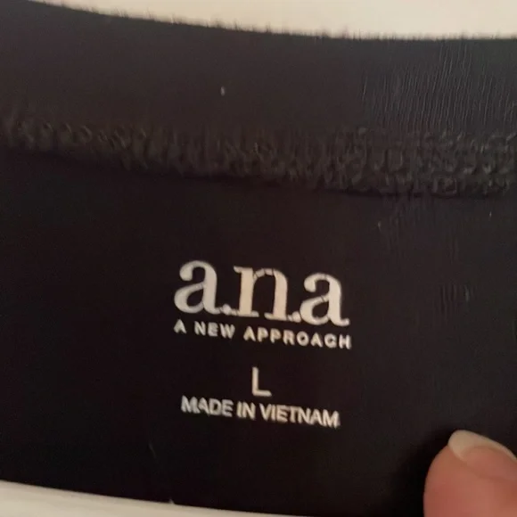 Ana Womens Black Pocket Tee and White Pocket Tee. - Picture 5 of 6